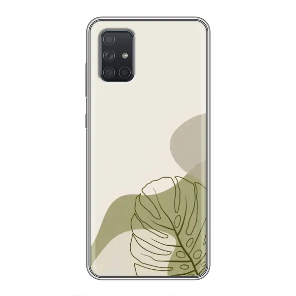 Чохол з принтом «Зелена монстера дизайн» для Samsung Galaxy A72 Чохол з принтом «Зелена монстера дизайн» для Samsung Galaxy A72