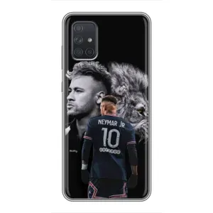 Чехол Неймар для Samsung Galaxy A72 (AlphaPrint) (Неймар Лев)
