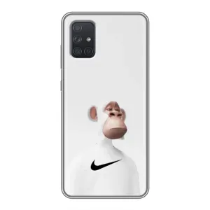 Чехлы с Обезьянами NFT для Samsung Galaxy A72 (AlphaPrint) (обезьяна NFT Nike)
