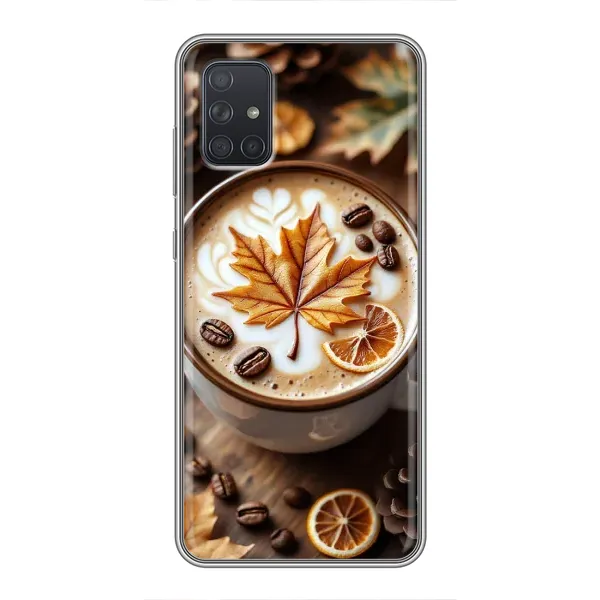 Чехол с принтом «Пряный кофе» для Samsung Galaxy A72 Чехол с принтом «Пряный кофе» для Samsung Galaxy A72