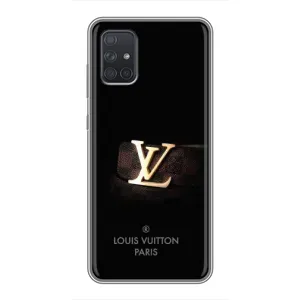 Чехлы Луи Витон для Samsung Galaxy A72 (AlphaPrint - LOUIS VUITTON) (ремешок LV)