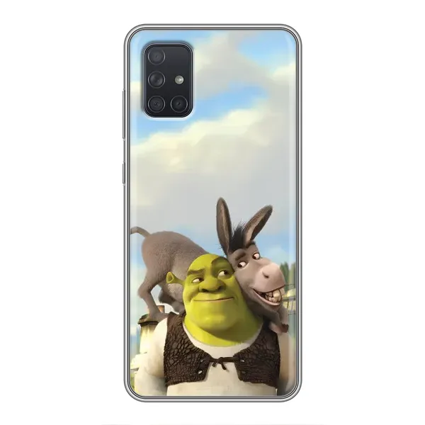 Чохол з принтом «Шрек та Осел» для Samsung Galaxy A72