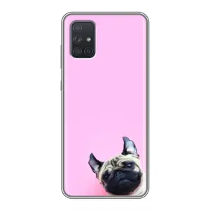 Чехлы с собаками для Samsung Galaxy A72 (VPrint) (Смешная собака)