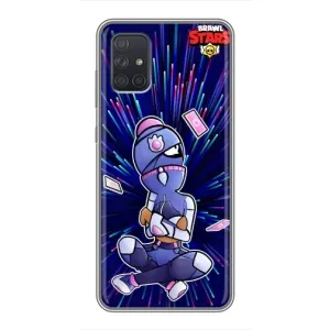 Чехлы Brawl Stars для Samsung Galaxy A72 (AlphaPrint) (Тара)