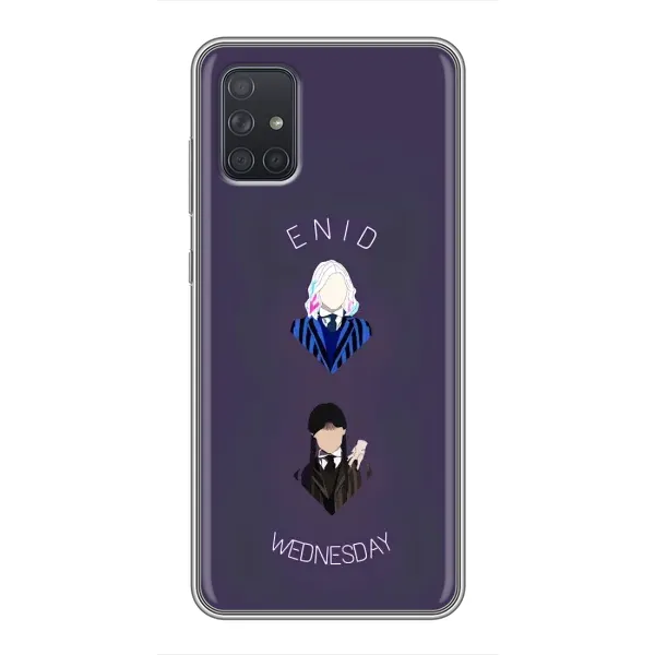 Чехол с принтом «Уэнздей и подруга» для Samsung Galaxy A72