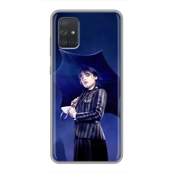 Чехол с принтом «Уэнздей с зонтом» для Samsung Galaxy A72
