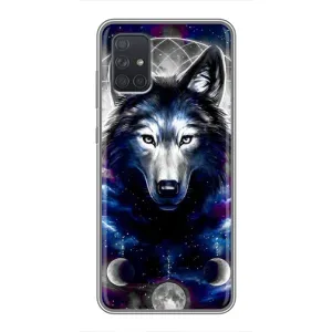 Защитные чехлы для Самсунг А72 (AlphaPrint) (ХИТ продаж) ВОЛК (Волк)