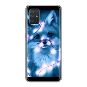 Чехлы с картинкой Лисички для Samsung Galaxy A72 (VPrint) (Яркая лисичка)