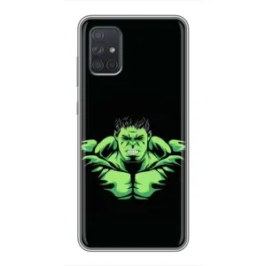Чехлы с героями Марвел Samsung Galaxy A72 (VPrint) (Зелёный Халк)