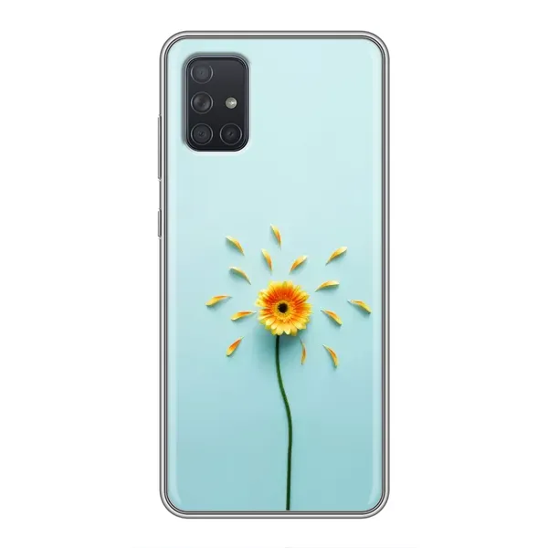 Чехол с принтом «Желтый цветок» для Samsung Galaxy A72