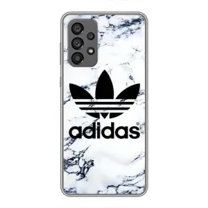 Чохли Адидас для Samsung Galaxy A73 (5G) (AlphaPrint) (Адідас на мраморі)