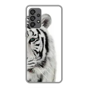 Чохли з картинкою животних Samsung Galaxy A73 (5G) (Білий Тигр)