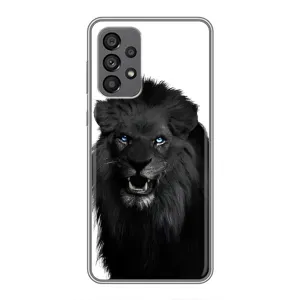 Чохли з картинкою животних Samsung Galaxy A73 (5G) (Чорний ЛЕВ)