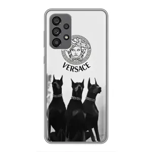 Чохли VERSACE для Самсунг Галаксі 73 (5G) (PREMIUMPrint) (Доберман Версаче)