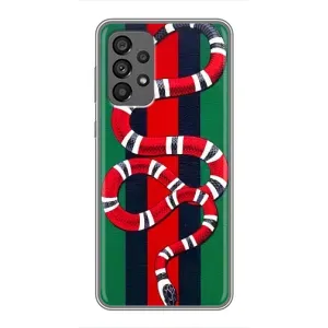 Чохли  GUCCI для Самсунг Галаксі 73 (5G) (AlphaPrint) (Gucci змія)