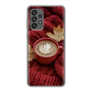 Чохол з унікальним дизайном 'Осінь з кавою' для Samsung Galaxy A73 (5G) (Кава на ковдрі)