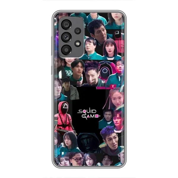 Чехол с принтом «Коллаж Игра кальмара» для Samsung Galaxy A73 (5G) Чехол с принтом «Коллаж Игра кальмара» для Samsung Galaxy A73 (5G)