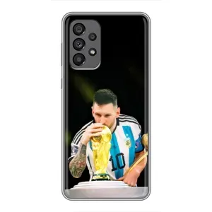 Чохли для Samsung Galaxy A73 (5G) (Leo чемпіон) (AlphaPrint) (Кубок Мессі)