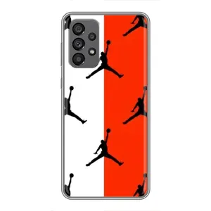 Чохли для Samsung Galaxy A73 (5G) - з картинкою JORDAN (AlphaPrint) (Лого Джордан)