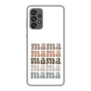 Чохли для мами на Samsung Galaxy A73 (5G) (Текстовий колаж мама)