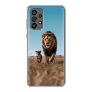 Чехол Король лев на Самсунг Галакси 73 (5G) (Мусафа и Симба)