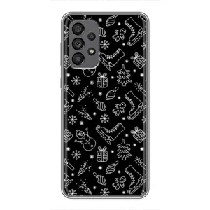 Новорічні, Святкові Чохли для Samsung Galaxy A73 (5G) - 2024 год (Новорічний фон)