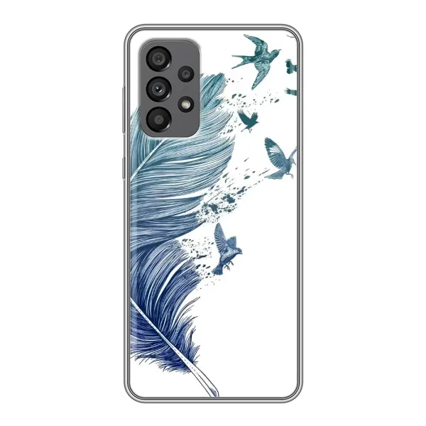 Чехол с принтом «Перышко» для Samsung Galaxy A73 (5G)