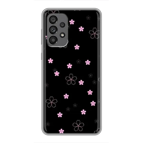 Чехол с принтом «Розовые цветы на черном» для Samsung Galaxy A73 (5G) Чехол с принтом «Розовые цветы на черном» для Samsung Galaxy A73 (5G)