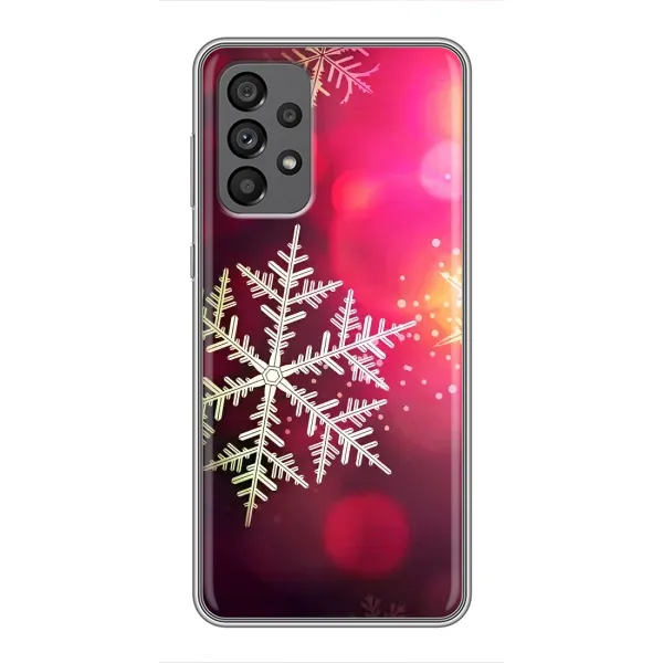 Чохол з принтом «Сніжинка» для Samsung Galaxy A73 (5G)