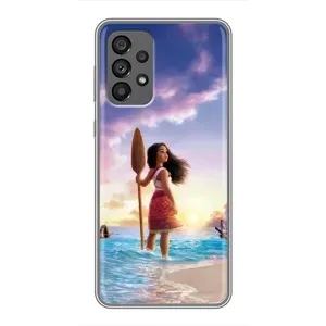 Чехол с мультфильмом Моана Samsung Galaxy A73 (5G) (Моана с веслом)