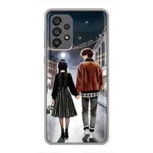 Чехол с дизайном Венздей 2 на Samsung Galaxy A73 (5G) (Уэнздей и Тайлер)