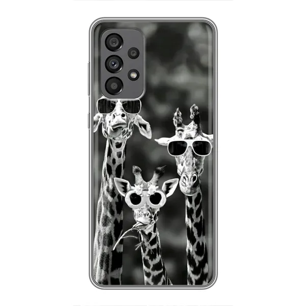 Чехол с принтом «Жирафы в очках» для Samsung Galaxy A73 (5G) Чехол с принтом «Жирафы в очках» для Samsung Galaxy A73 (5G)