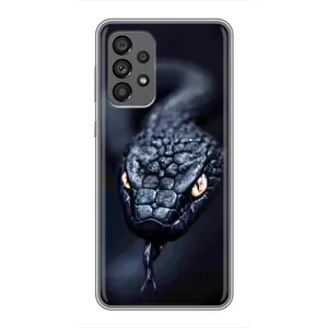 Чохол з картинкою 'Хижаки' для Samsung Galaxy A73 (5G) (Чорна змія)