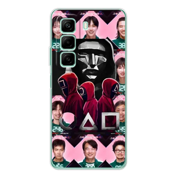 Чохол з принтом «Учасники Гра кальмара» для Samsung Galaxy F36