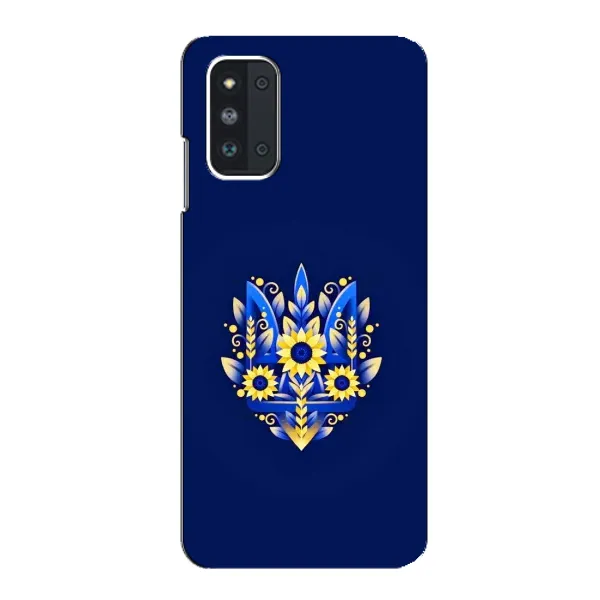 Чехол с принтом «Цветочный Герб» для Samsung Galaxy F52 5G (E526) Чехол с принтом «Цветочный Герб» для Samsung Galaxy F52 5G (E526)