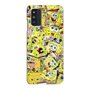Чохол Губка Боб для Самсунг Ф52 (Емоції Спан Боба)