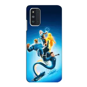 Чехол с принтом Фантастическая четверка для Samsung Galaxy F52 5G (E526) (Герои Фантастическая Четверка)