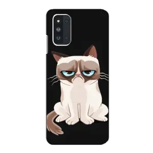 Чохол з принтом для Samsung Galaxy F52 5G (E526) (AlphaPrint) Модні коти (Сумний кіт)