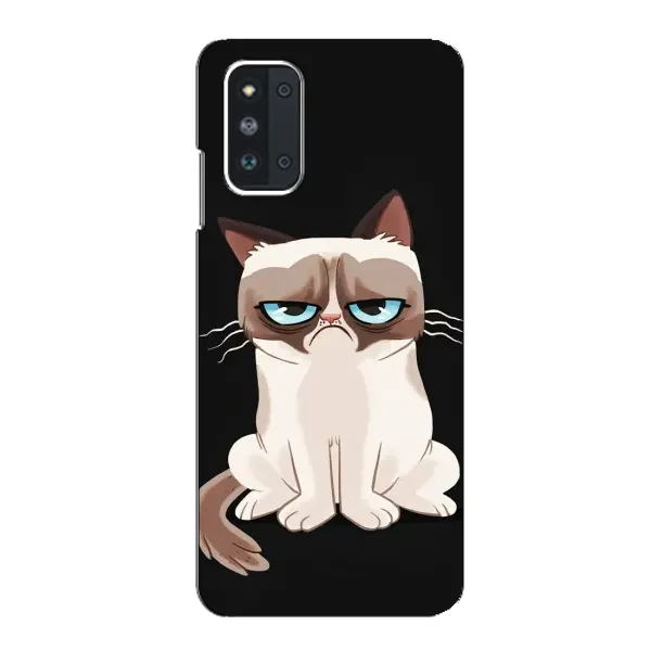 Чехол с принтом «Грустный кот» для Samsung Galaxy F52 5G (E526) Чехол с принтом «Грустный кот» для Samsung Galaxy F52 5G (E526)