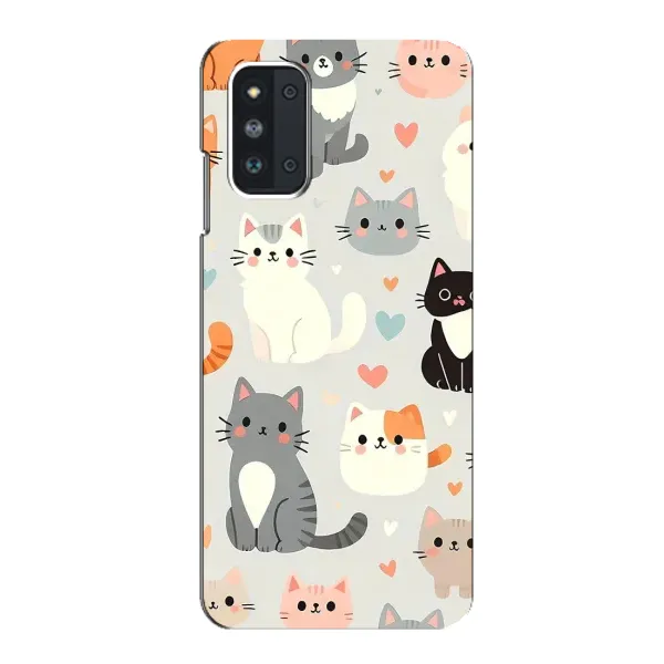 Чохол з принтом «Колаж котів» для Samsung Galaxy F52 5G (E526)