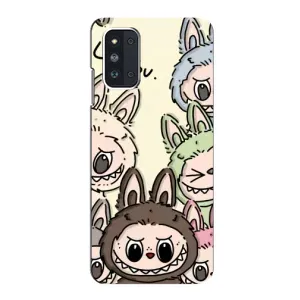 Чохол з Лабубу на Samsung Galaxy F52 5G (E526) (Золота мавпа Bored Ape)