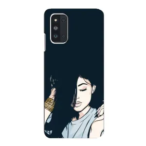 Чохол з друком для Samsung Galaxy F52 5G (E526) - (Мода) (AlphaPrint) (Гарна дівчина)