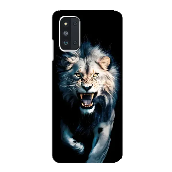 Чехол с принтом «Лев в темноте» для Samsung Galaxy F52 5G (E526)