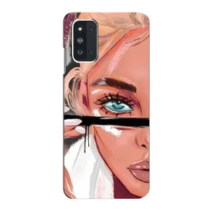 Чехол с печатью для Samsung Galaxy F52 5G (E526) - (Мода) (AlphaPrint)