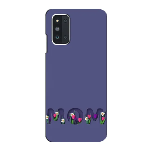 Чехол с принтом «Мама в цветах» для Samsung Galaxy F52 5G (E526)
