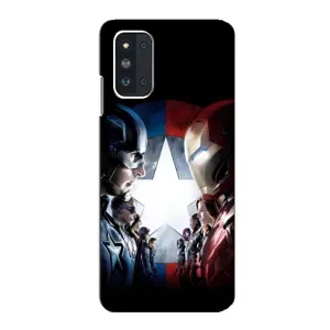 Чехол с принтом «Марвел стайл» для Samsung Galaxy F52 5G (E526)