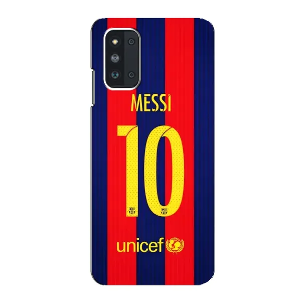 Чехол с принтом «Messi Barca 10» для Samsung Galaxy F52 5G (E526)