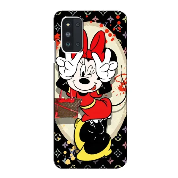 Чехол с принтом «Минни peace» для Samsung Galaxy F52 5G (E526) Чехол с принтом «Минни peace» для Samsung Galaxy F52 5G (E526)