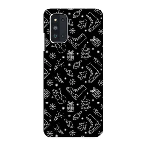 Новорічні, Святкові Чохли для Samsung Galaxy F52 5G (E526) - 2024 год (Новорічний фон)