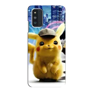 Чохол з Пікачу на Samsung Galaxy F52 5G (E526) (Пікачу в місті)
